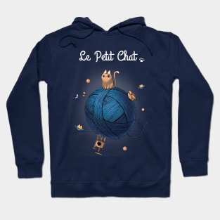 Le Petit Chat - Cute Kitty Parody - Cat in a Box Hoodie